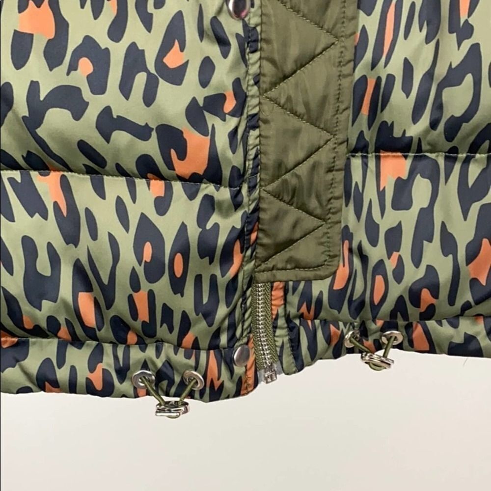 Sandro Paris Green Reversible Puffer Jacket Large - Picture 10 of 10
